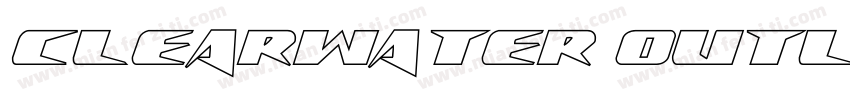 Clearwater Outline R字体转换